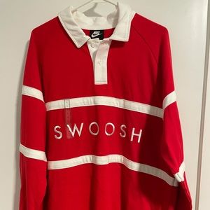 Retro Nike Long Sleeve Polo